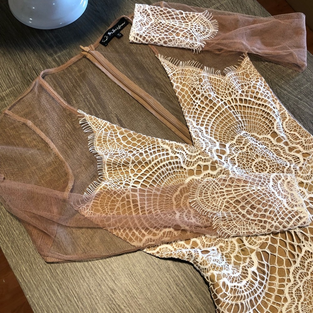 For Love And Lemons Antigua Mini Dress